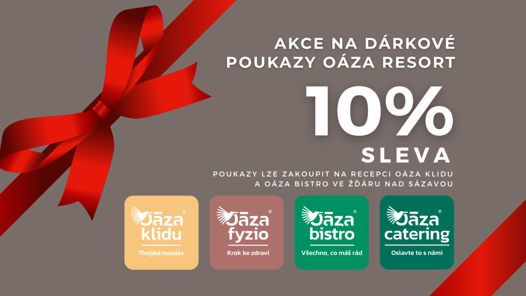 Vánoční akce Oáza resort -10%